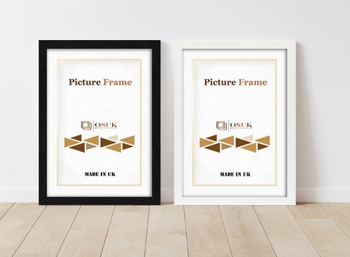 Black photo frame modern - photo,