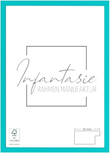 Picture frame turquoise - picture,