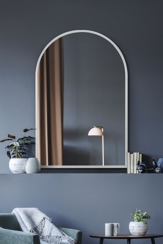 Mirroroutlet large white metal - mirroroutlet,