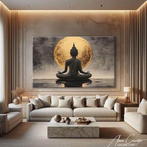 Buddha wall art framed - wall,