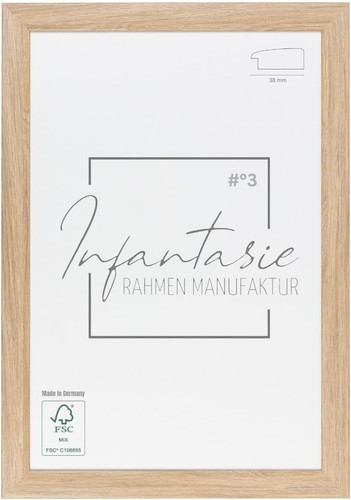 Picture frame oak natural - oak,