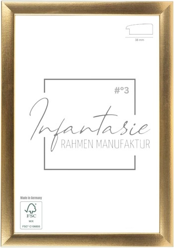 Picture frame gold 3 - picture,