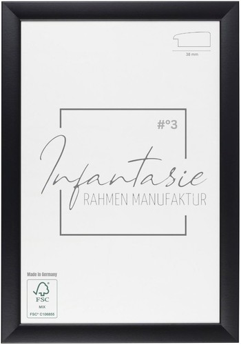 Picture frame black matt - picture,