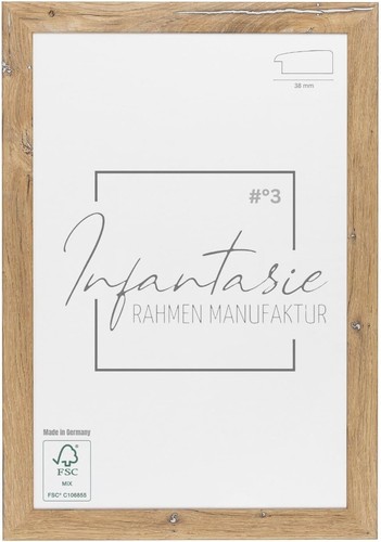 Picture frame oak vintage - picture,