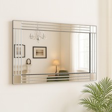 Mirror Large Glass Frame Art
