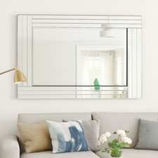 Mirror Large Glass Frame Art
