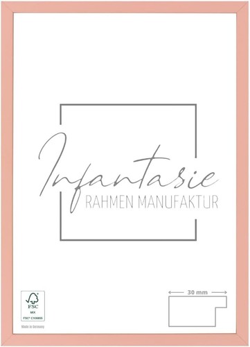 Picture frame pink pastel - frame,